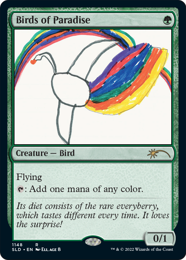Birds of Paradise (1148) [Secret Lair Drop Series] Foil