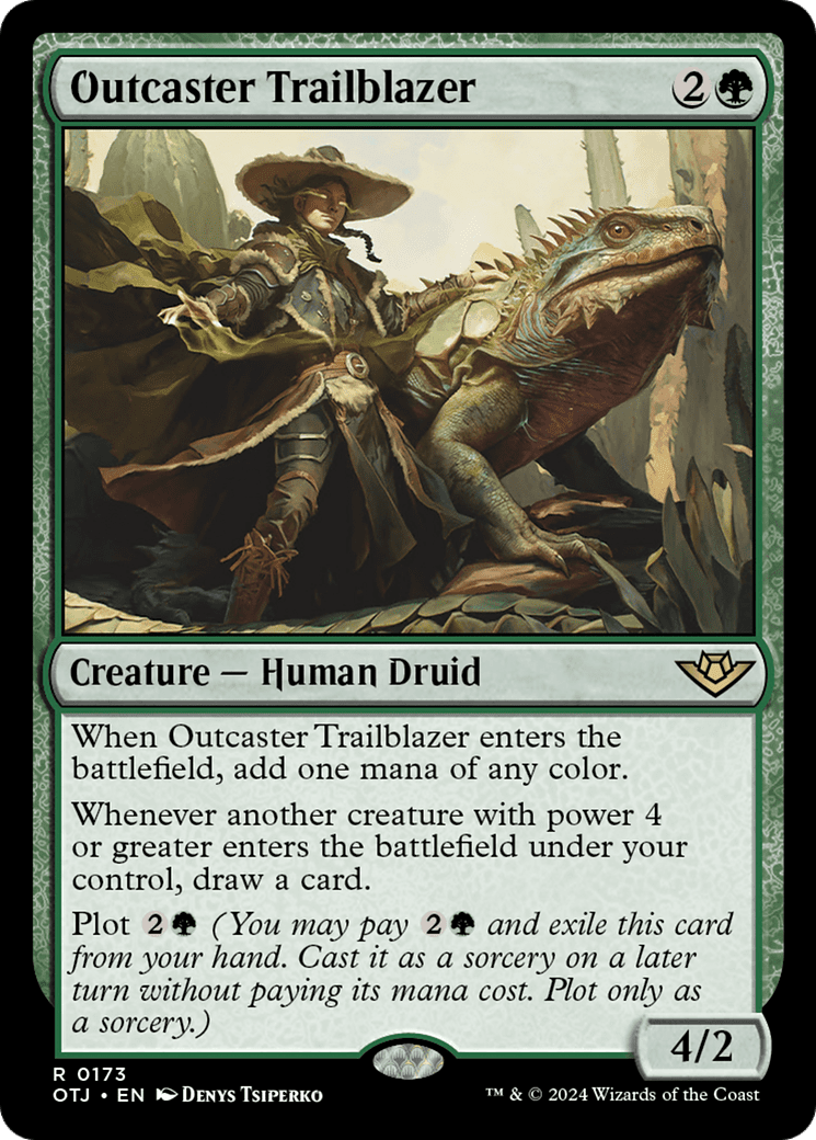 Outcaster Trailblazer [Outlaws of Thunder Junction] Foil