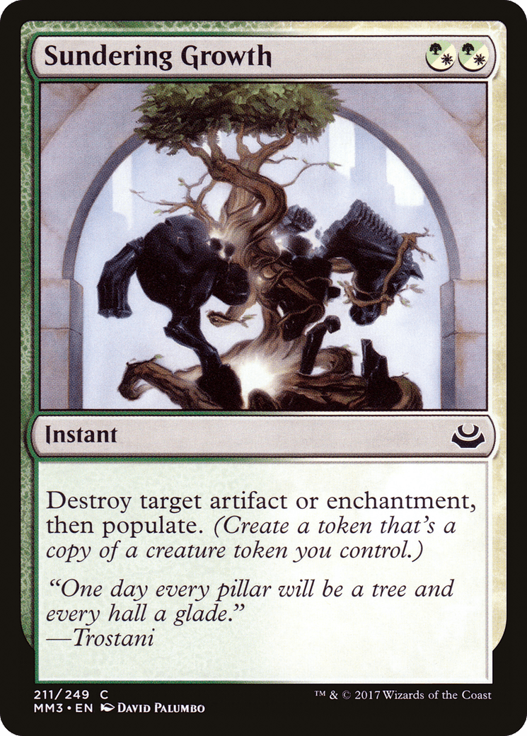 Sundering Growth [Modern Masters 2017] Foil