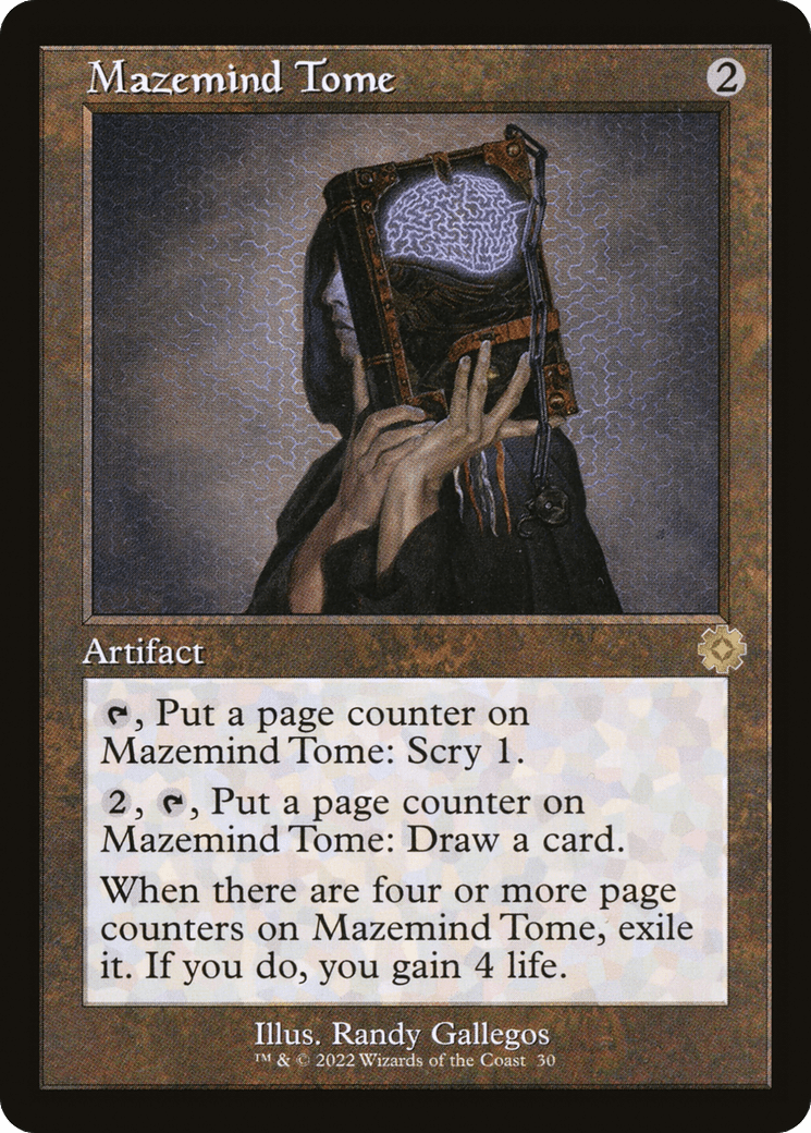 Mazemind Tome (Retro) [The Brothers' War Retro Artifacts] Foil