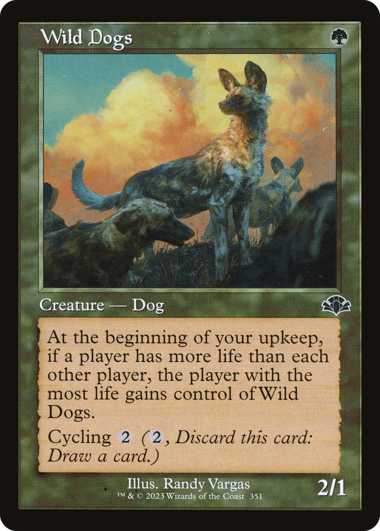 Wild Dogs (Retro) [Dominaria Remastered] Foil