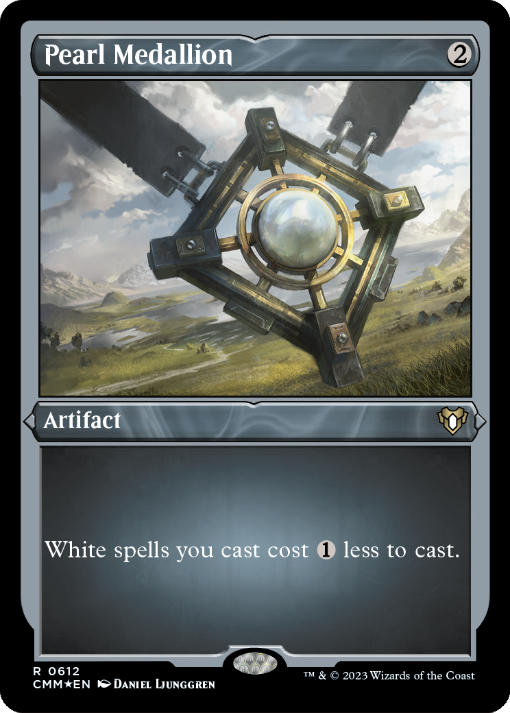 Pearl Medallion (CMM-612) - Commander Masters Etched Foil