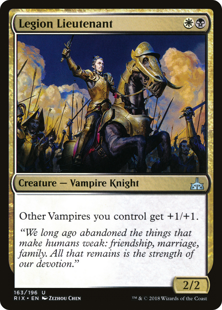 Legion Lieutenant [Rivals of Ixalan] Foil