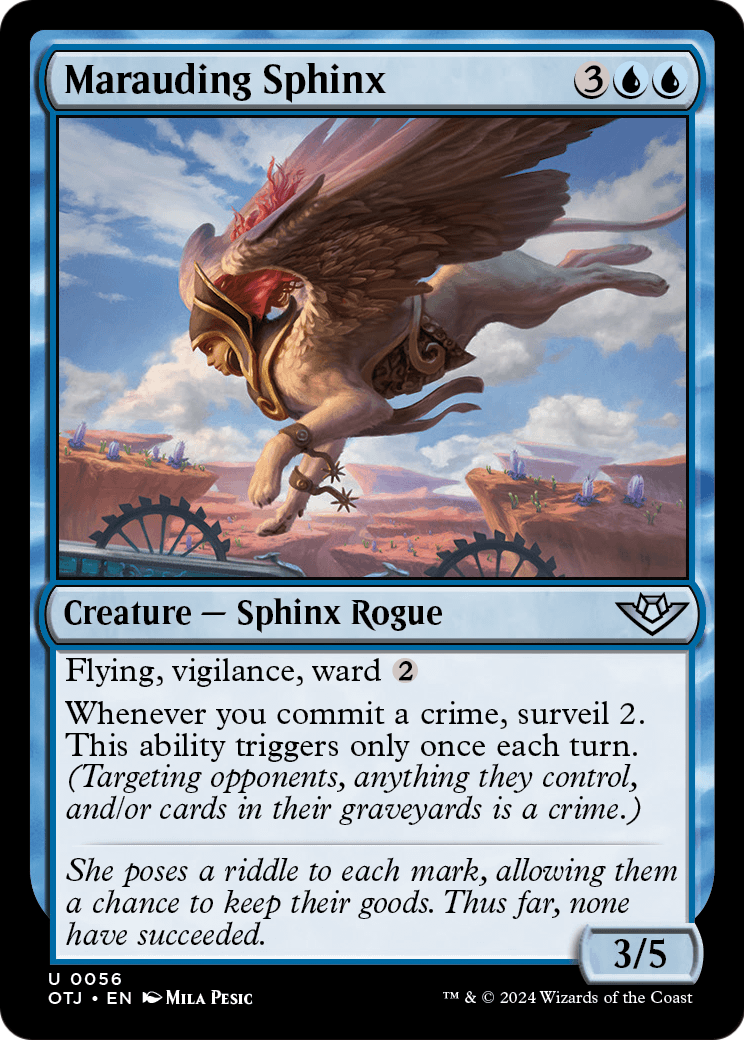Marauding Sphinx [Outlaws of Thunder Junction]