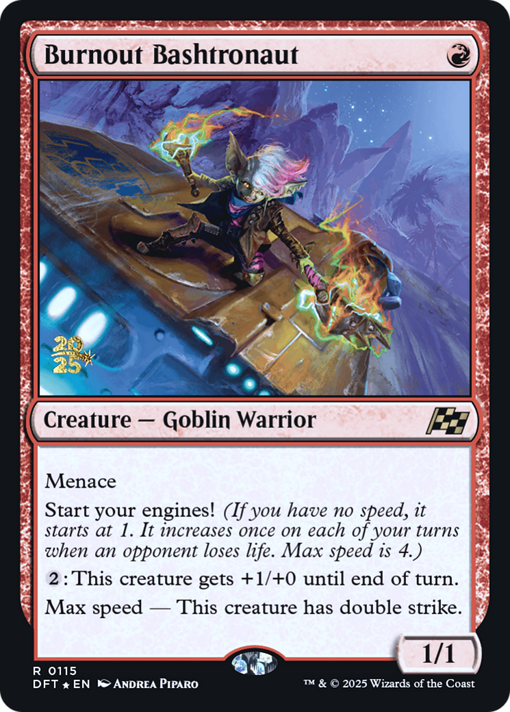 Burnout Bashtronaut (-115) [Prerelease Cards]  Foil