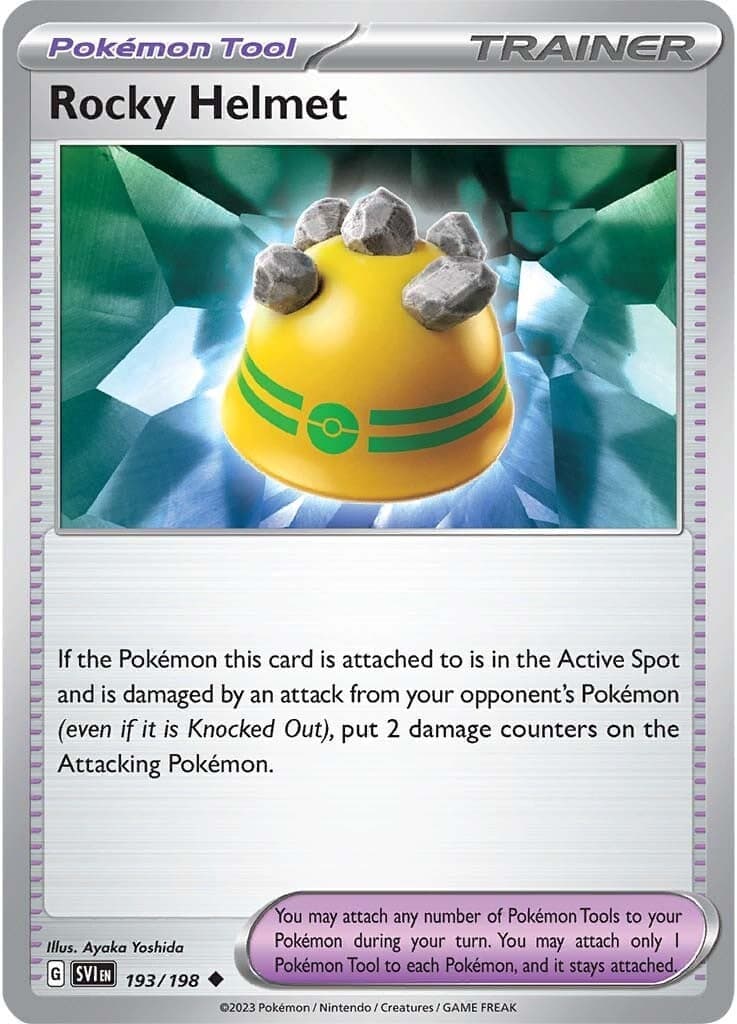 Rocky Helmet 193- SV01 Scarlet & Violet Base Set Reverse Holofoil