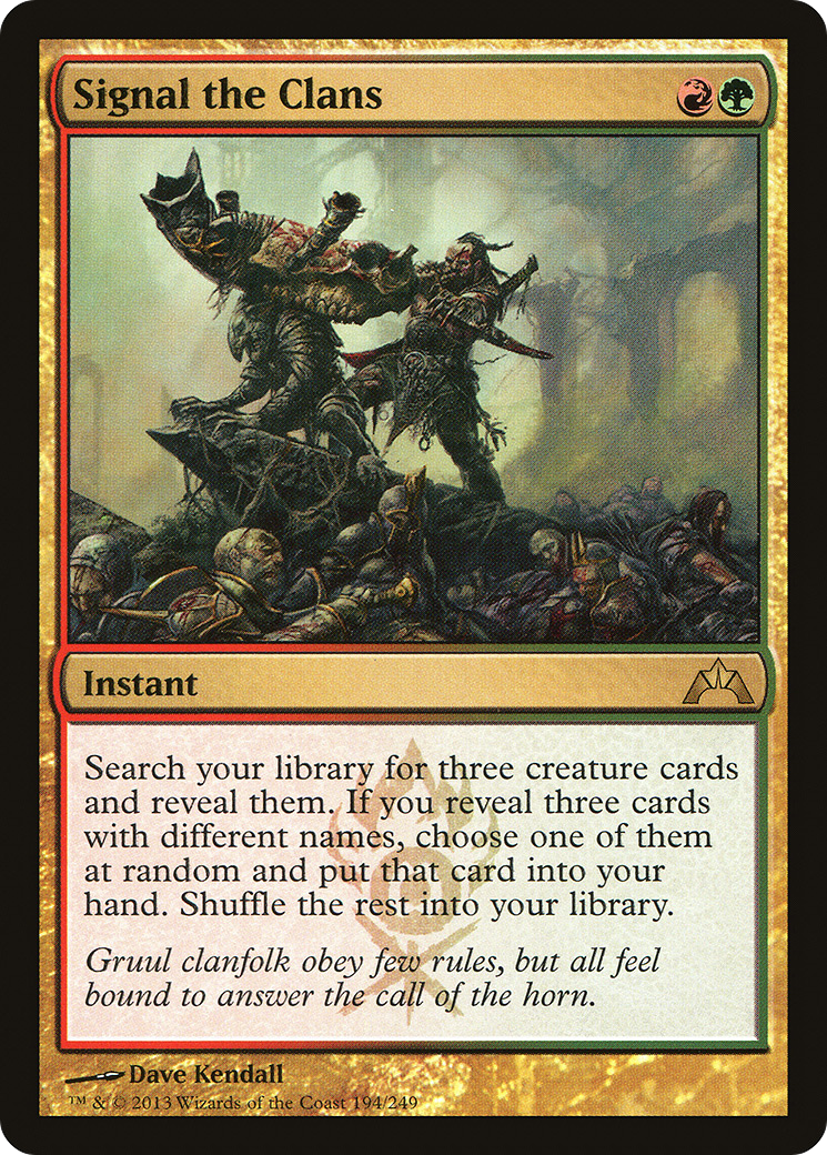 Signal the Clans [Gatecrash] Foil