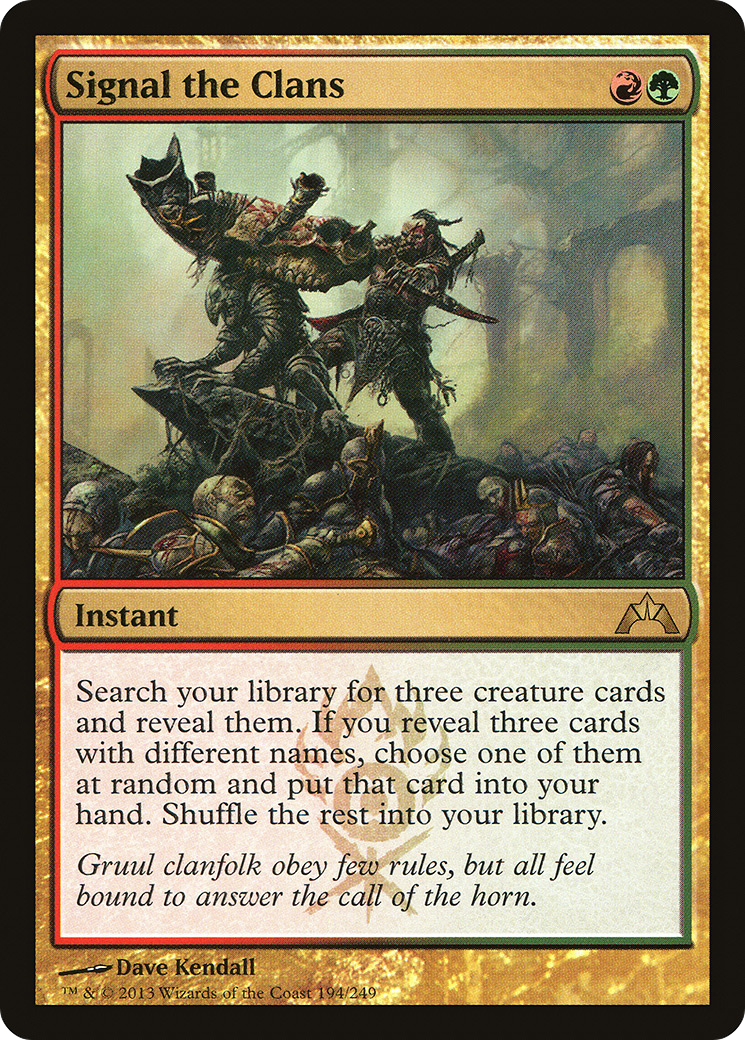 Signal the Clans [Gatecrash] Foil
