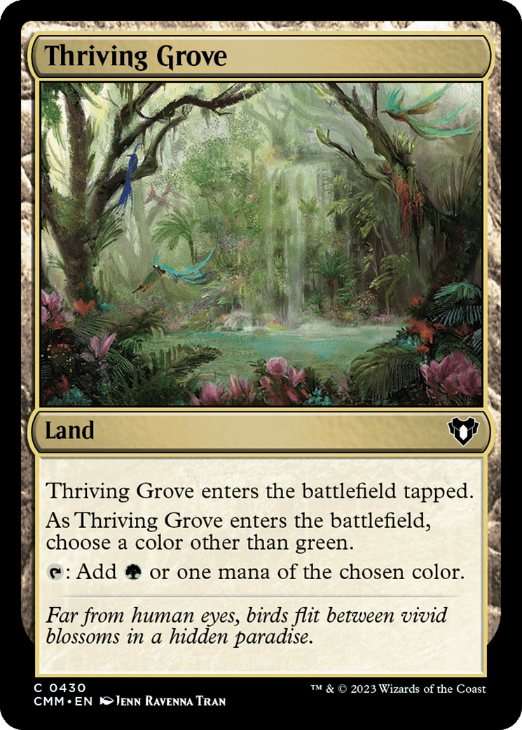Thriving Grove [Commander Masters] Foil