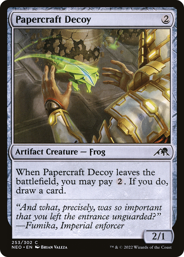 Papercraft Decoy [Kamigawa: Neon Dynasty] Foil