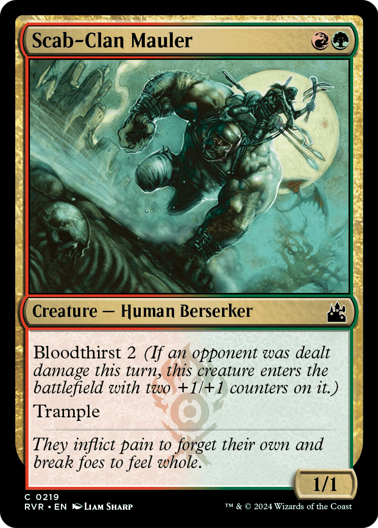 Scab-Clan Mauler [Ravnica Remastered] Foil