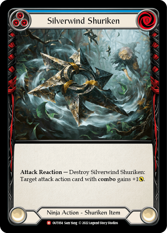 Silverwind Shuriken [OUT054] (Outsiders)  Rainbow Foil