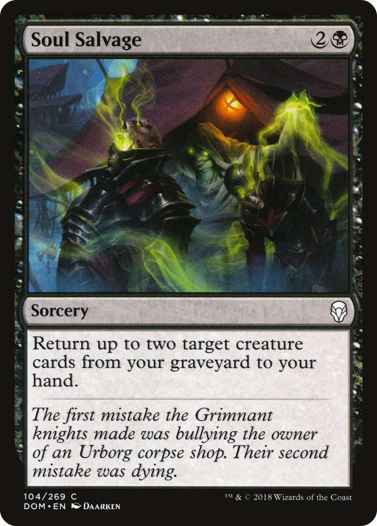 Soul Salvage [Dominaria] Foil
