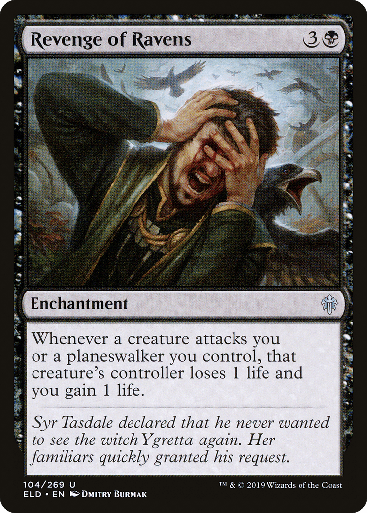 Revenge of Ravens [Throne of Eldraine] Foil