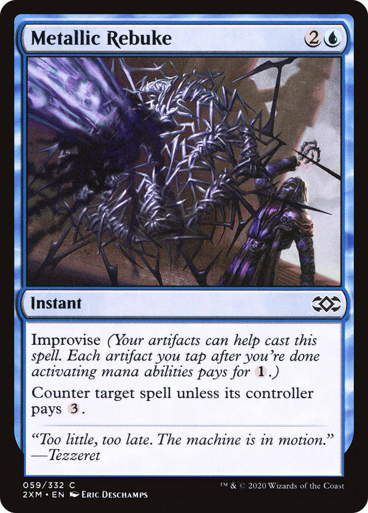 Metallic Rebuke [Double Masters] Foil
