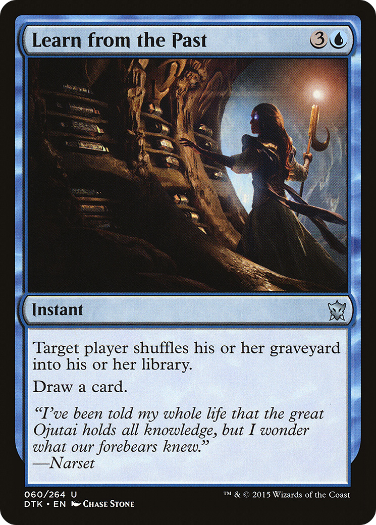 Learn from the Past (DTK-060) - Dragons of Tarkir Foil