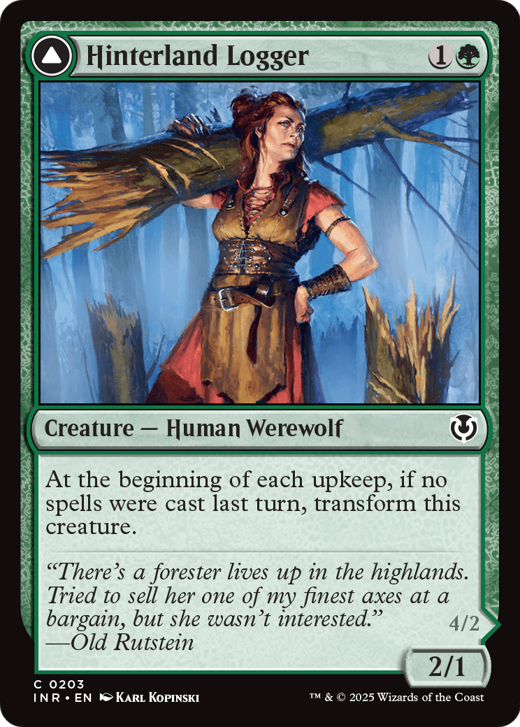 Hinterland Logger (-203) [Innistrad Remastered]