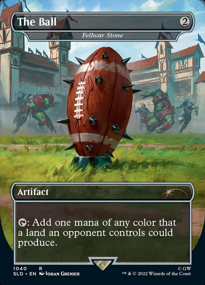 The Ball - Fellwar Stone (Borderless) [Secret Lair Drop Series] Foil