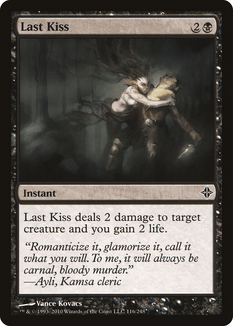 Last Kiss [Rise of the Eldrazi] Foil