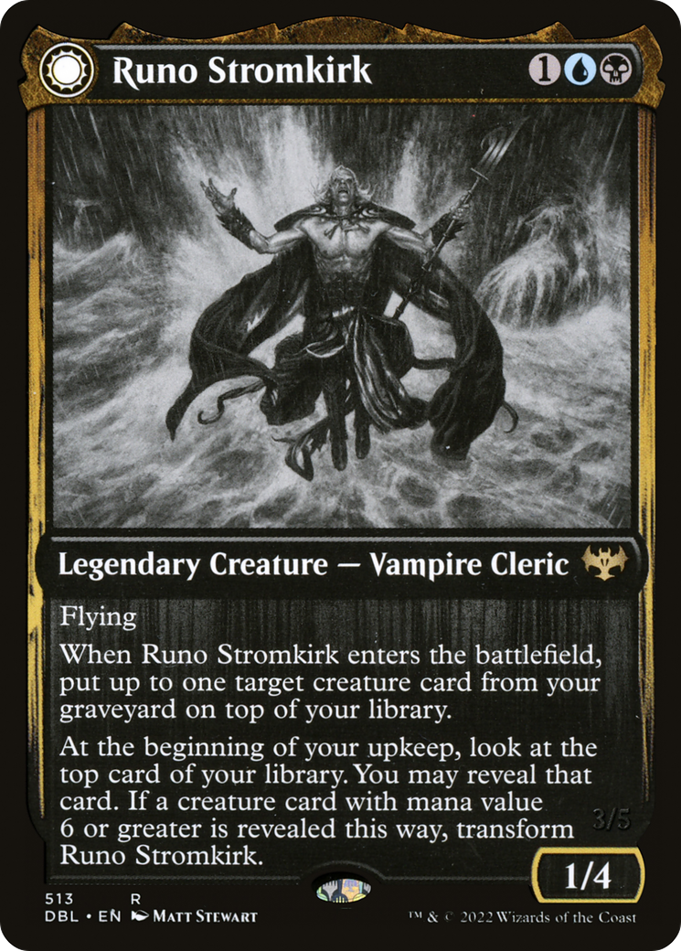 Runo Stromkirk // Krothuss, Lord of the Deep [Innistrad: Double Feature] Foil