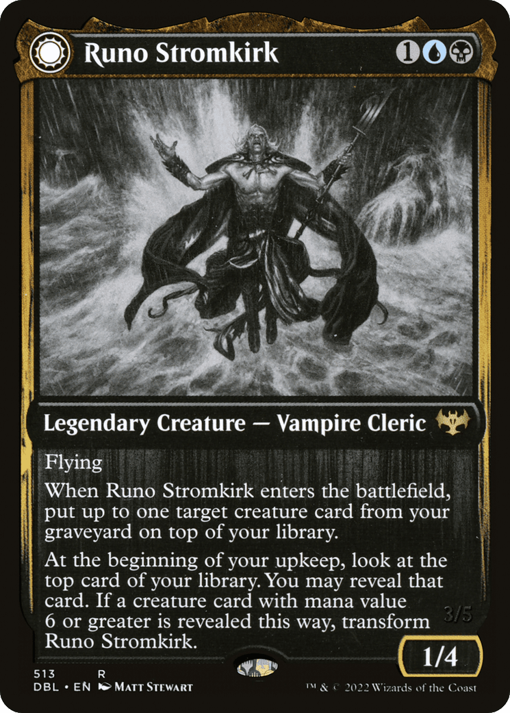 Runo Stromkirk // Krothuss, Lord of the Deep [Innistrad: Double Feature] Foil
