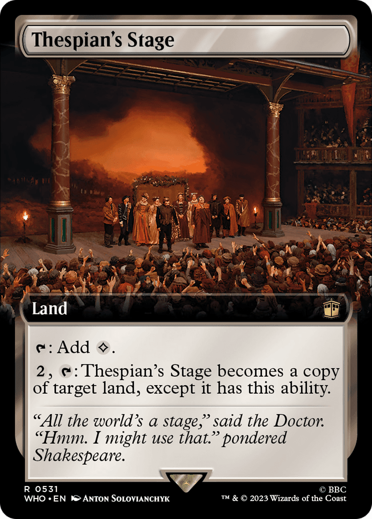 Thespian's Stage (Extended Art) [Doctor Who] Foil