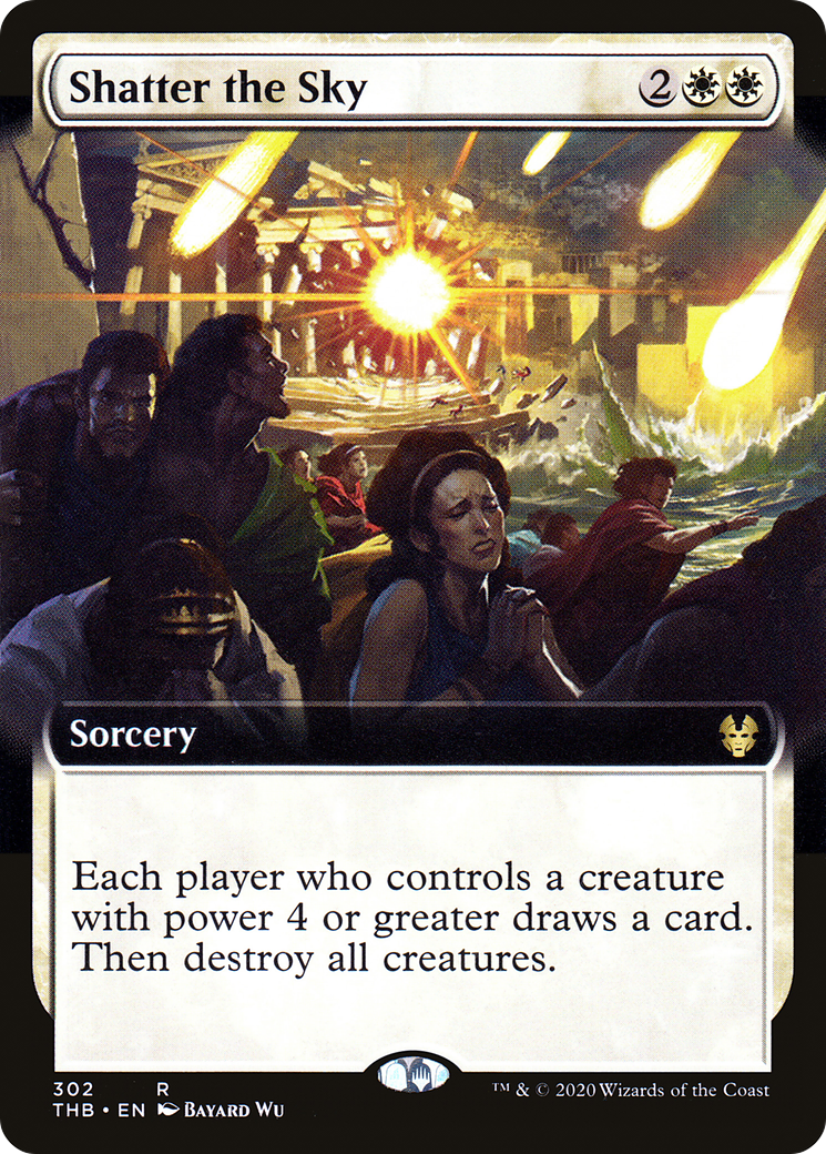 Shatter the Sky (Extended Art) [Theros Beyond Death] Foil