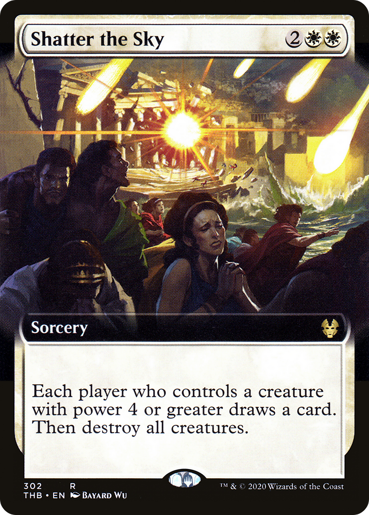 Shatter the Sky (Extended Art) [Theros Beyond Death] Foil