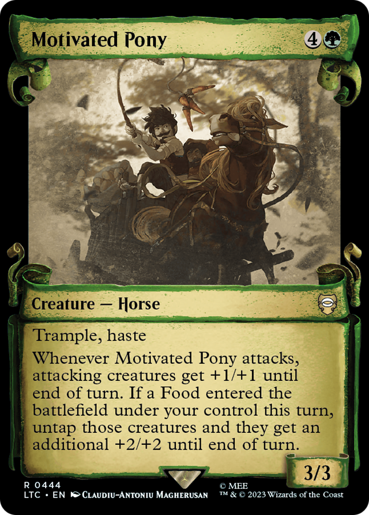 Motivated Pony [The Lord of the Rings: Tales of Middle-Earth Commander Showcase Scrolls] Foil
