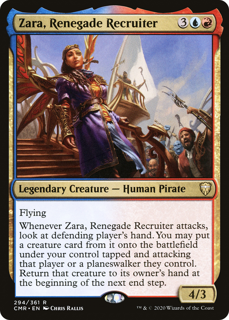 Zara, Renegade Recruiter [Commander Legends] Foil