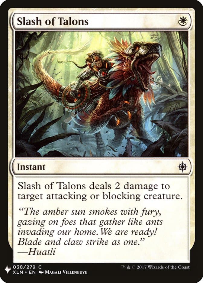 Slash of Talons |  (XLN-38) [The List]