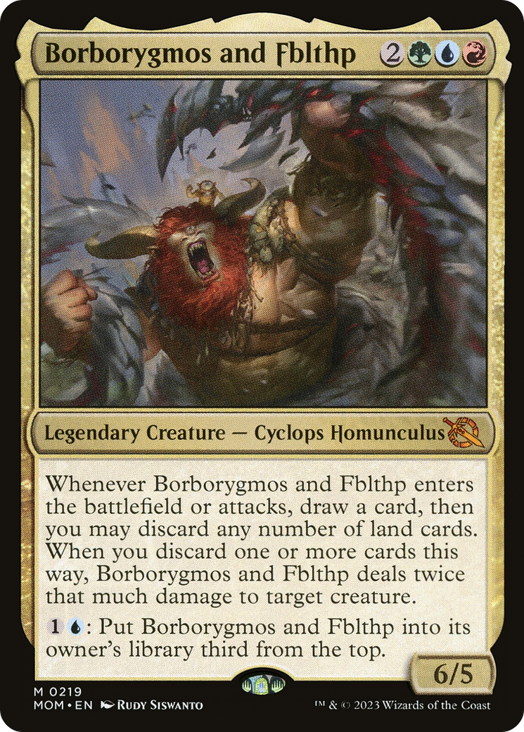 Borborygmos and Fblthp [March of the Machine] Foil