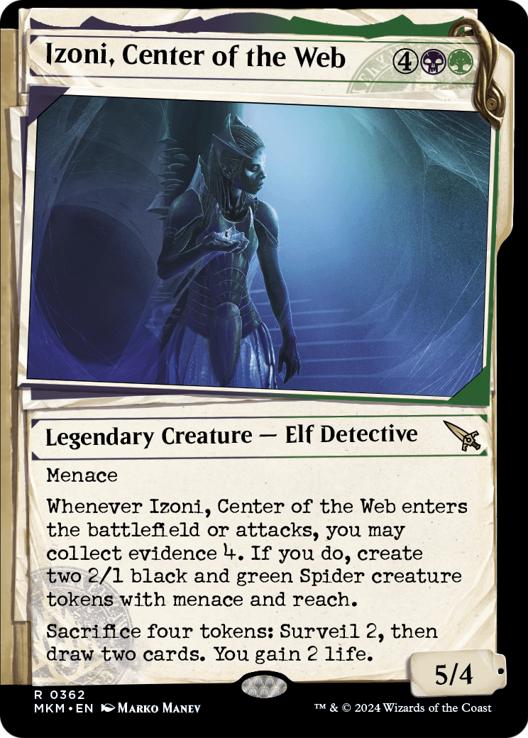Izoni, Center of the Web (Showcase) [Murders at Karlov Manor] Foil