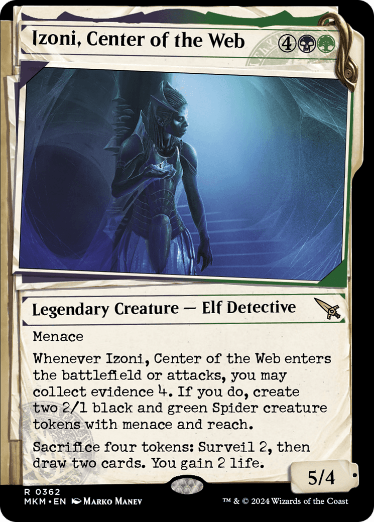 Izoni, Center of the Web (Showcase) [Murders at Karlov Manor] Foil