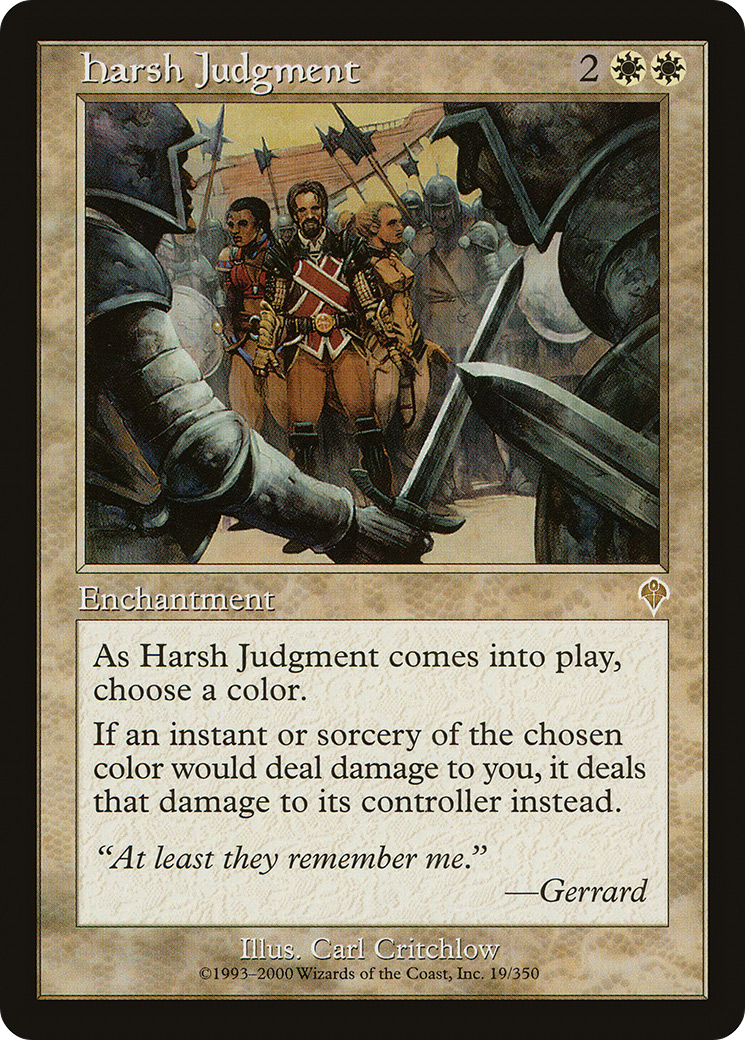 Harsh Judgment [Invasion] Foil