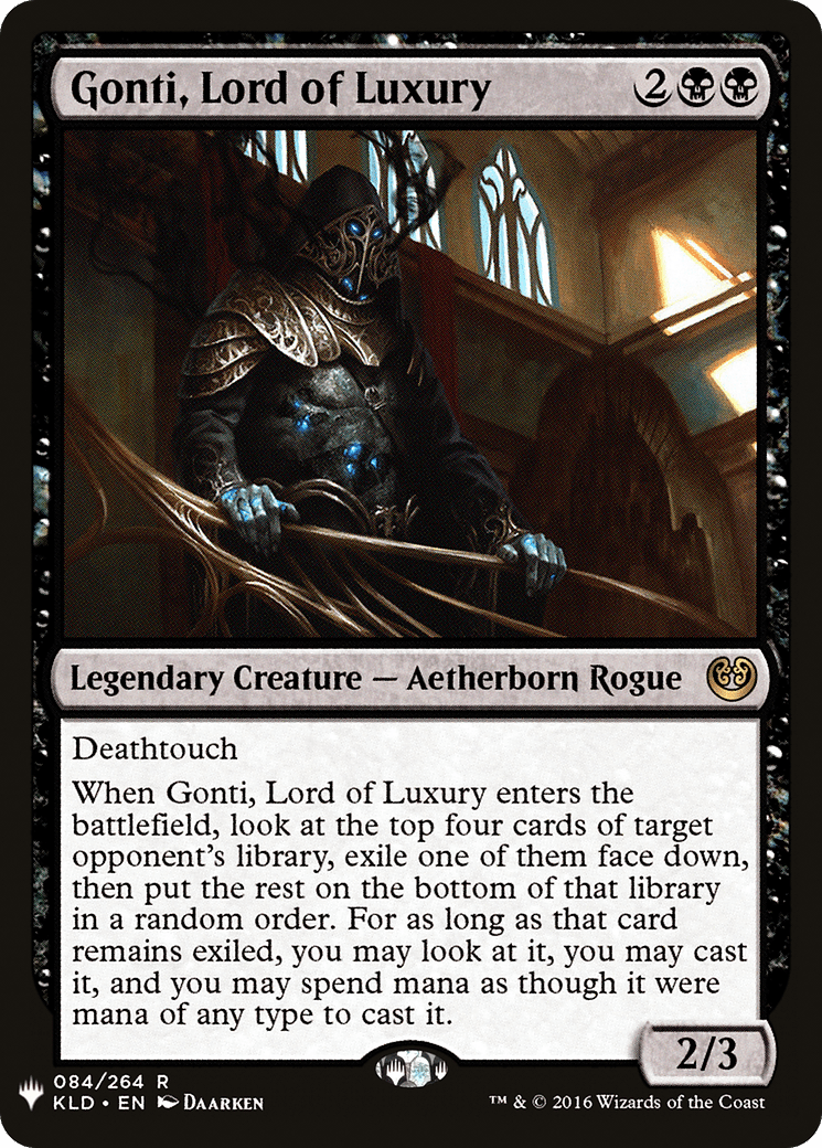 Gonti, Lord of Luxury |  (KLD-84) [The List]
