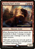Burning Suns Avatar 135s/120 (Prerelease Cards)  - Foil