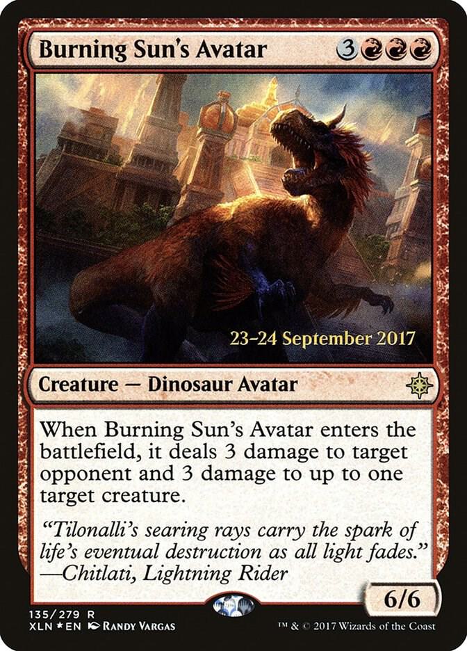 Burning Suns Avatar 135s/120 (Prerelease Cards)  - Foil