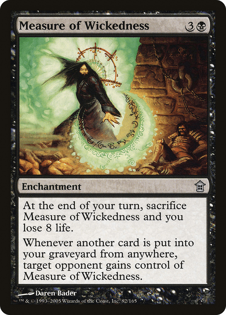 Measure of Wickedness [Saviors of Kamigawa] Foil