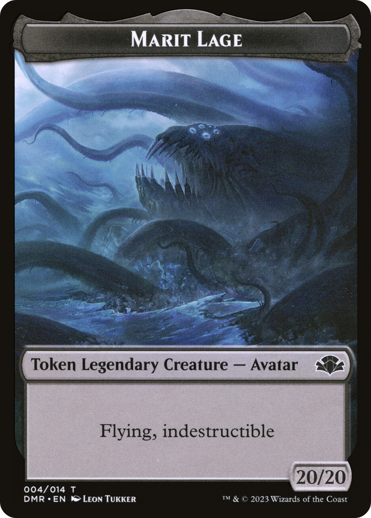 Marit Lage (TDMR-004) - Dominaria Remastered Tokens Foil