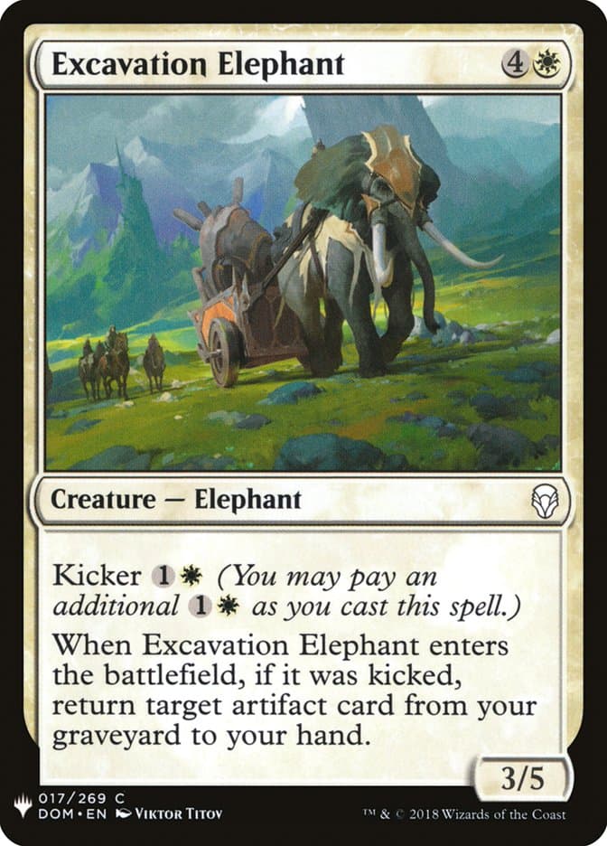 Excavation Elephant |  (DOM-17) [The List]