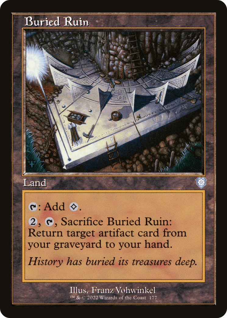 Buried Ruin (Retro) [The Brothers' War Commander]