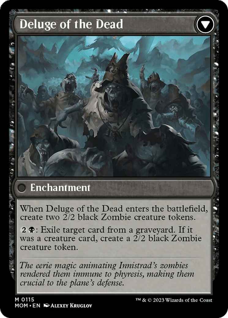 Invasion of Innistrad // Deluge of the Dead [March of the Machine] Foil