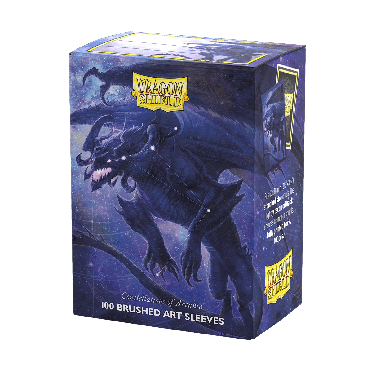 Dragon Shield | Standard Size Sleeves | 100ct | Constellations of Arcania: Signoir (Art Brushed)