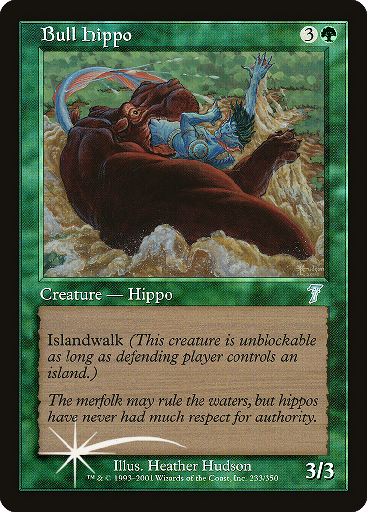 Bull Hippo [Seventh Edition] Foil