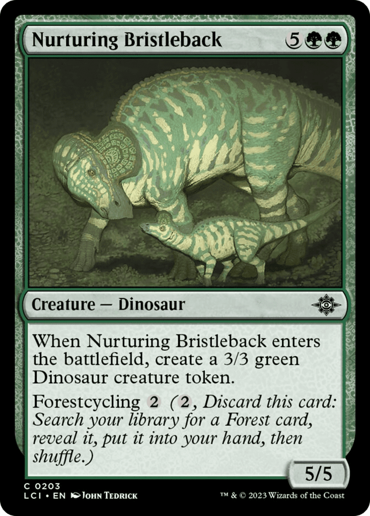 Nurturing Bristleback [The Lost Caverns of Ixalan] Foil