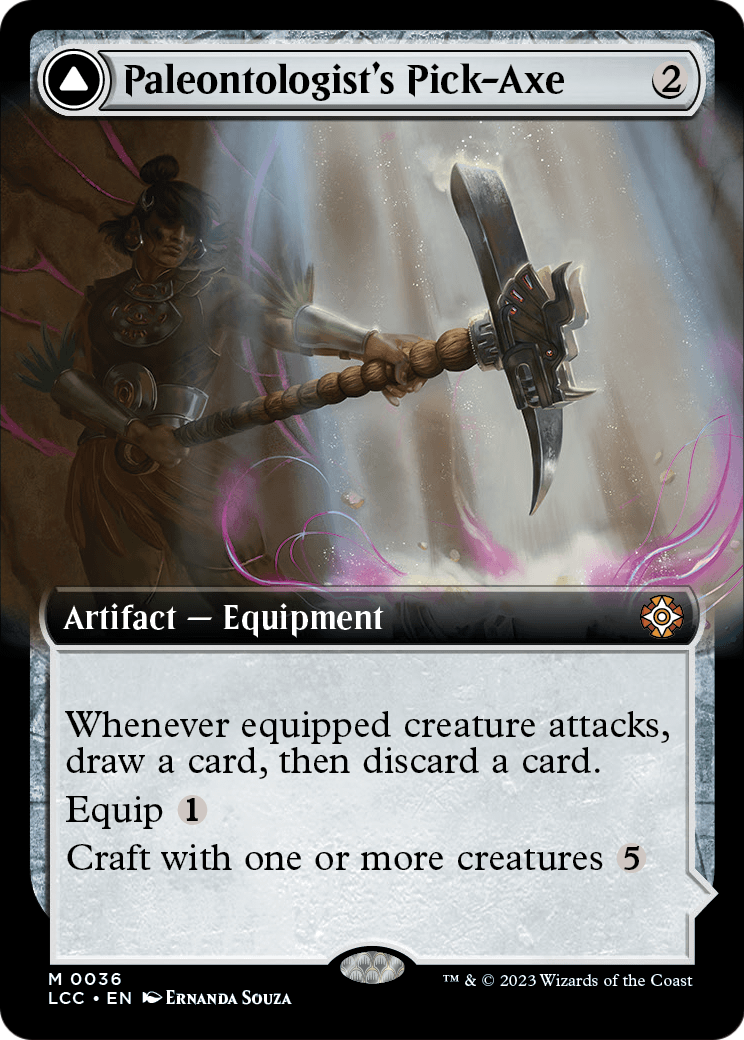 Paleontologist's Pick-Axe (Extended Art) [The Lost Caverns of Ixalan Commander] Foil