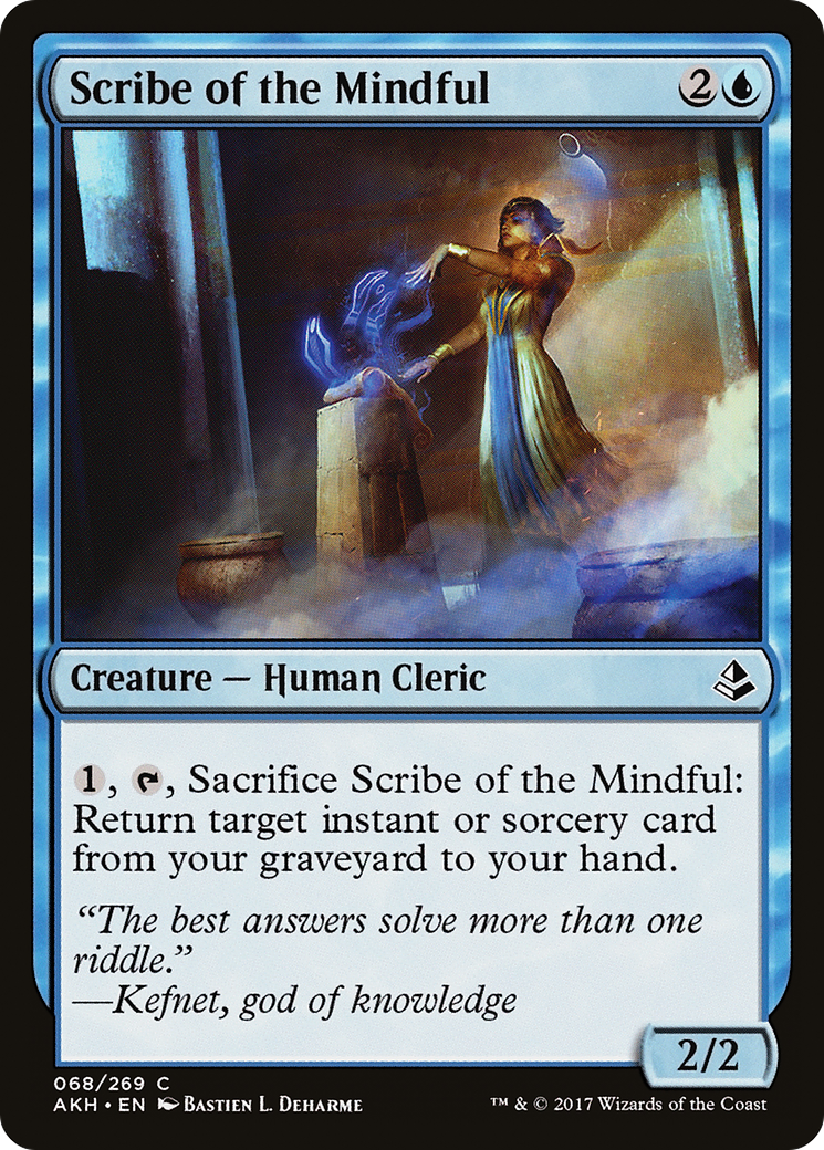 Scribe of the Mindful [Amonkhet] Foil