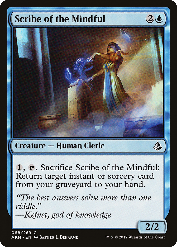 Scribe of the Mindful [Amonkhet] Foil
