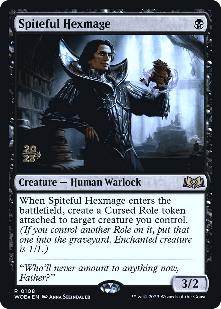 Spiteful Hexmage [Wilds of Eldraine Prerelease Promos]